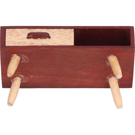 Meuble TV miniature en bois à l'échelle 1:12 pour maison de poupée - Jouet pour enfants (1/5)
