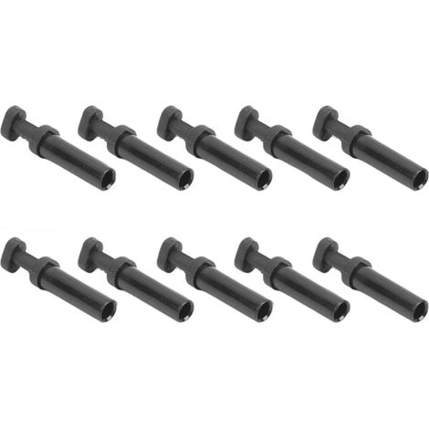 100 Stück Steckverbinder aus Kunststoff, 6 mm, für industrielle Pneumatikanwendungen (1/5)