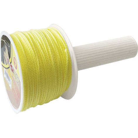 FILO PER EDILIZIA CON MANICO GIREVOLE mt. 100 col. Giallo fluorescente 15.00 pz