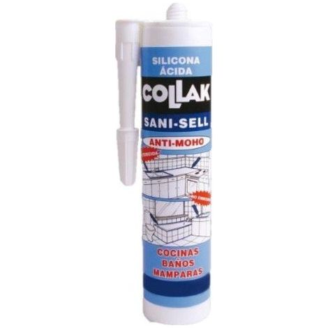 Silicona ácida transparente 300ml Sani-Sell de Collak (1/3)
