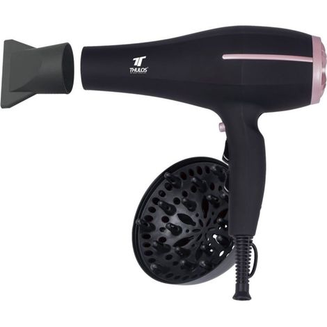 Sèche-cheveux puissant de 2 000 W avec 2 vitesses et 3 réglages de température  Offre exclusive