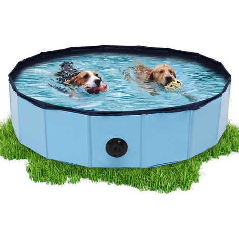 Randaco Hundepool faltbar 80x20 cm, Hunde Planschbecken & Badewanne, Swimmingpool für Hunde & Haustiere (1/5)