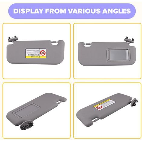 74310-52810 ist für die rechte Sonnenblende des Toyota Yaris (Baujahre 2008–2013) geeignet. (1/4)