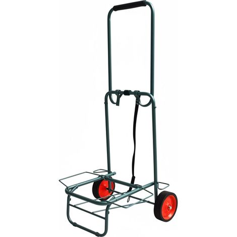 Faltbarer Einkaufswagen mit Gummiseilen, Stahlrahmen