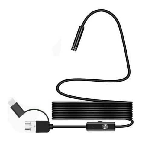 royaluxe -Endoscope 1080p HD Wifi Endoscope Caméra d'inspection sans fil 1,5 m (1/4)