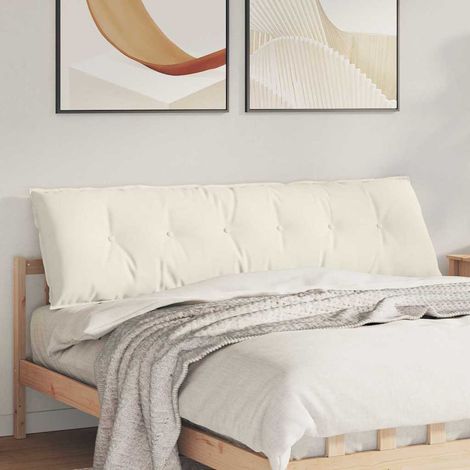 Rückenkissen Creme 180 x 50 cm Cordstoff