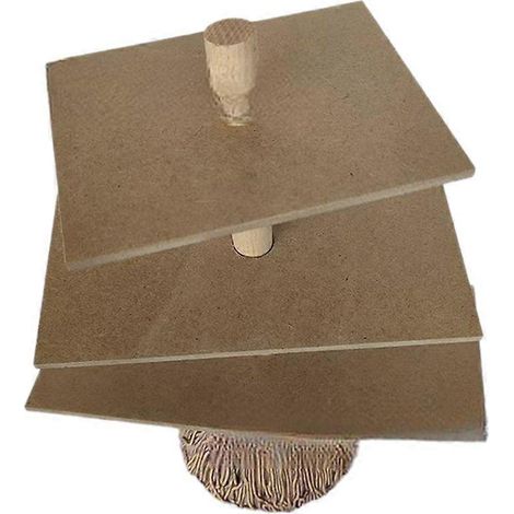 Présentoir en bois en forme de balai, présentoir à gâteaux à 3 étages pour Halloween (1/4)