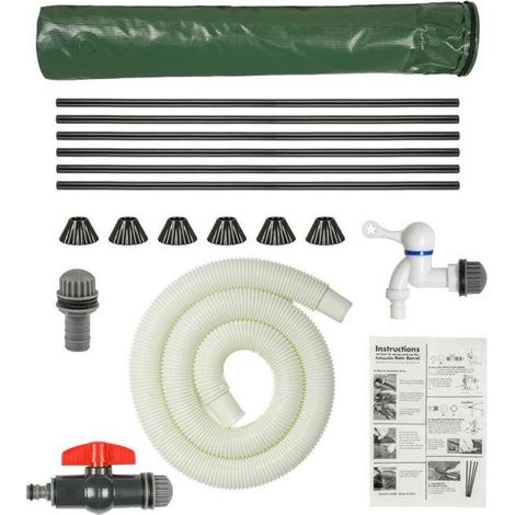 Serbatoio flessibile - 200 L - Rubinetto integrato - Trattamento anti-UV