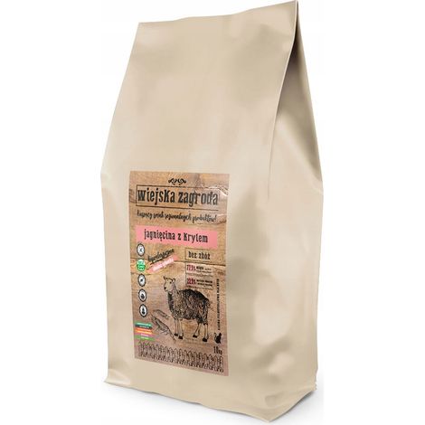 Wiejska Zagroda nourriture sèche pour chat agneau au krill 10 kg 1 pc. (1/2)