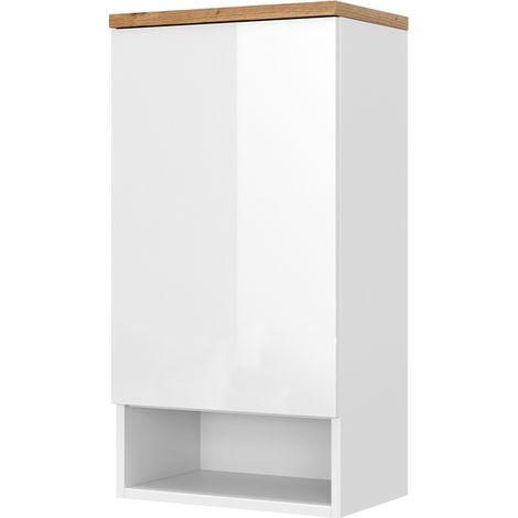Mobile bagno Eden, Bianco, 40 x 77.5 cm con 4 scomparti, Vicco