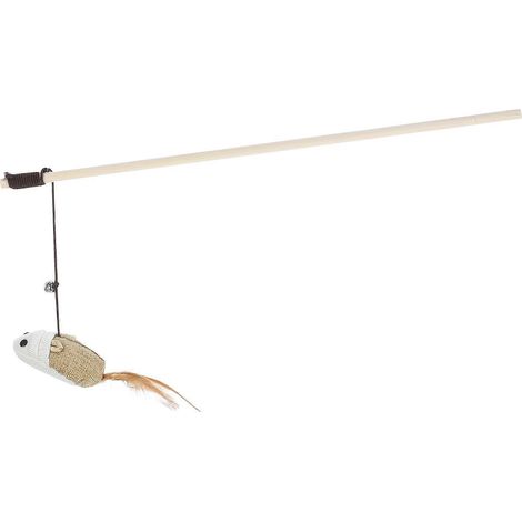 Jouet interactif pour chat, compatible avec une corde en coton et du bois. (1/5)