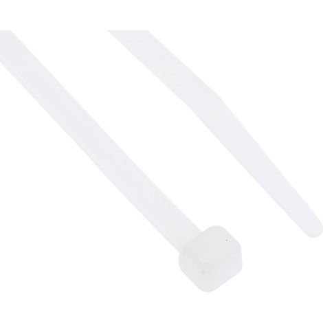 Serre-câble RS PRO Naturel en Nylon 66, 190mm x 4,8 mm ( Prix pour Sachet de 1000 ) (1/2)