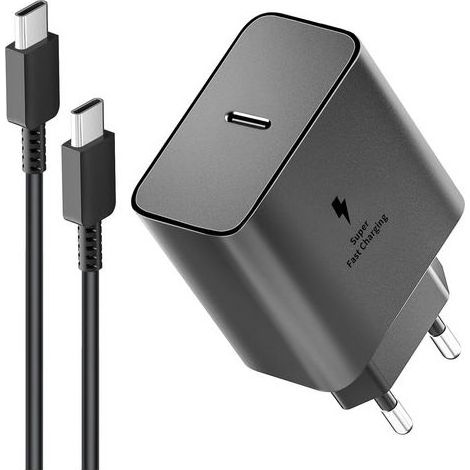 Chargeur Secteur USB C 45W Super Rapide avec Câble 2m pour Samsung Galaxy S25 S24 Ultra S23 Note20 A54 Z Fold5 Flip5 Tab S8 (1/5)