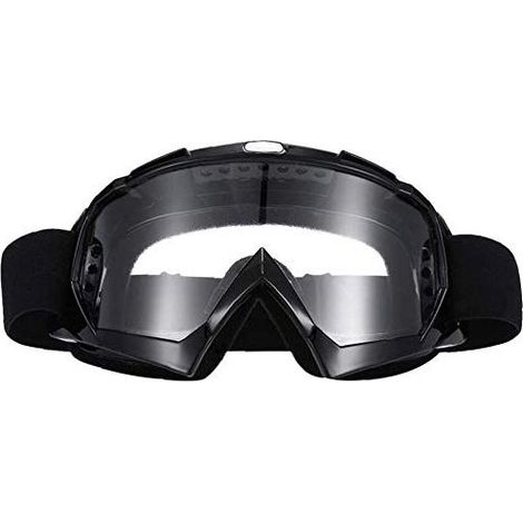 XYDZ Moto Lunettes Motocross, Lunettes de Protection Anti-UV Coupe-Vent Anti-Sable Anti-Poussière pour Activités Extérieures Vélo Moto Cross VTT Ski Snowboard Cyclisme Goggles – Noir (1/4)