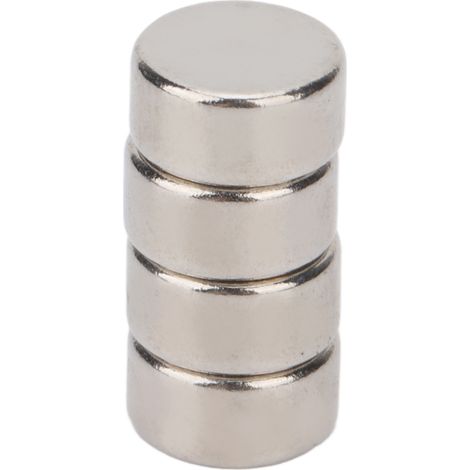 100 Stück superstarke Neodym-Magnete, Mini-Größe, rund, Industriemagnete für Werbetafeln, 8 x 4 mm / 0,3 x 0,16 Zoll (1/5)