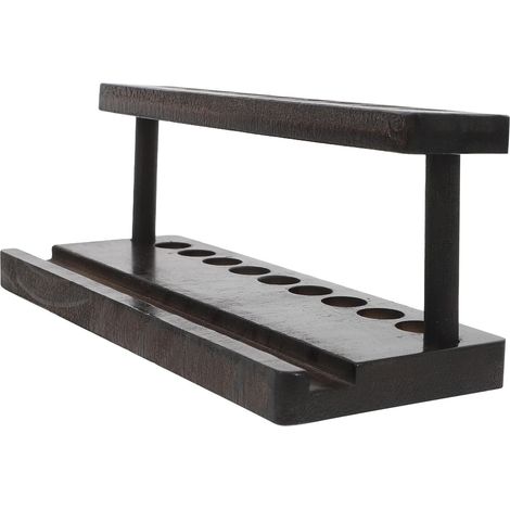 Holz Stiftehalter mit Stabilem Design und Handyhalterung für