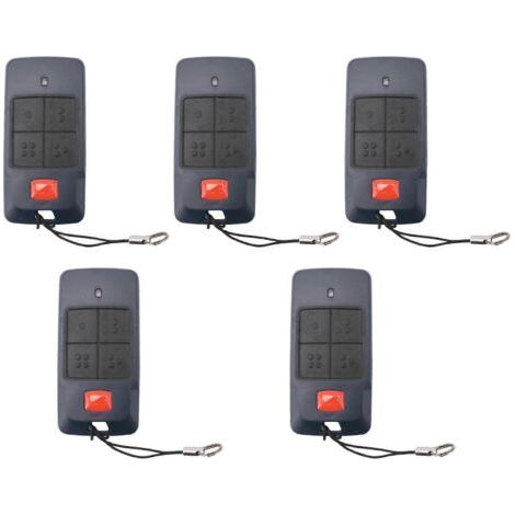 Lot de 5 télécommandes pour ouvre-portail de garage BFT COOL C2, C4, B RCB 2/4, émetteur portatif à code tournant 433,92 MHz