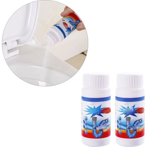 Déboucheur PC, poudre puissante pour déboucher les canalisations de cuisine et de toilettes. (1/5)
