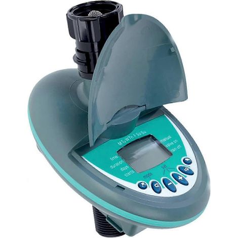 Minuteur d'arrosage automatique extérieur pour jardin et serre - Minuteur électronique à programmes multiples, contrôleur d'arrosage pour l'irrigation (1/5)