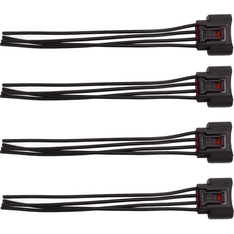 Kit de harnais de réparation de connecteur de queue de cochon de bobine d'allumage AM 3046640711 de remplacement pour Chevy Prizm L4 1,8 l 2000 à 2002. (1/5)