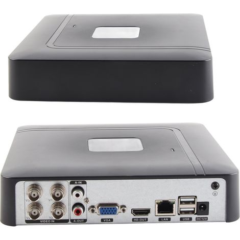 Enregistreur vidéo en temps réel 4 canaux (4CH) AHd CVI/TVI/DVr NVR 5 en 1
