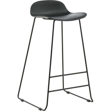 Tabouret de bar en acier et plastique Wave (1/5)