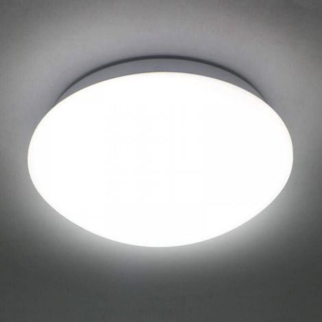 Plafonnier LED 12W φ220mm IP44 4500K Blanc naturel 1080lm Éclairage WC,salle de bain,couloir (1/5)