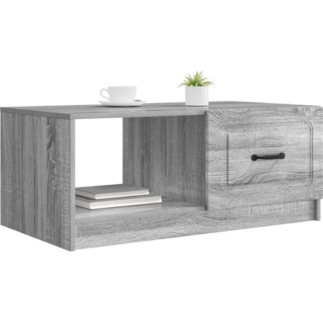 Maison Exclusive - Couchtisch Graues Sonoma 90 x 50 x 37 cm Holzw