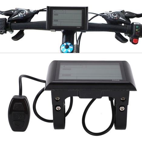 Écran LCD S900 étanche pour vélo électrique 36V 48V - Panneau de contrôle avec compteur pour bicycle électrique (Protocole 2) (1/5)