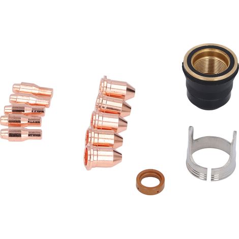 Ensemble de consommables pour torche de découpe Plasma, 13 pièces, électrode à pointe précise pour équipement de coupe IPT45 (1/5)