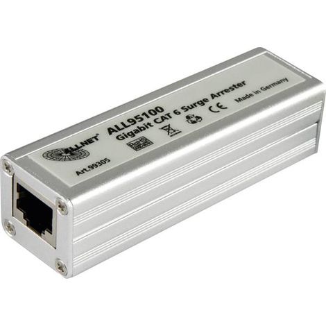 Parafulmine allnet ALL95100 protezione 90 W acciaio inox