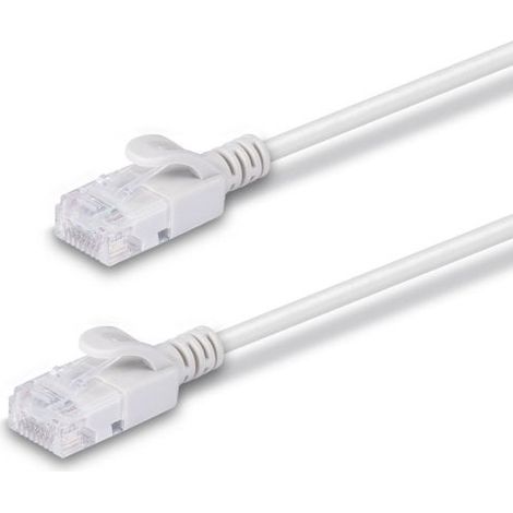 Câbles réseau et DAC LINDY 2m Cat.6A U/UTP Ultra Slim Network Cable Grey
