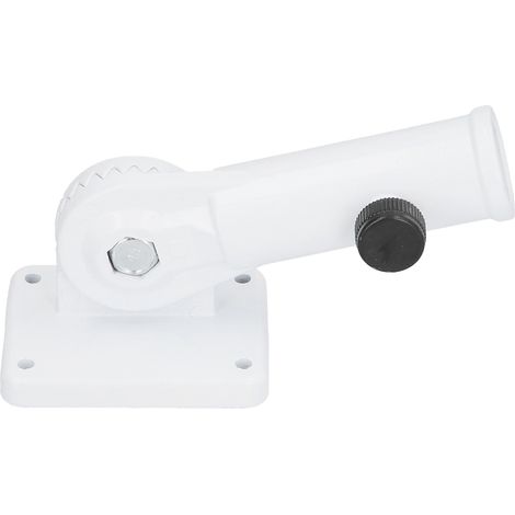 Kit de fixation pour mât de drapeau multiposition à trou unique de 2,5 cm (1 po), antirouille (1/5)