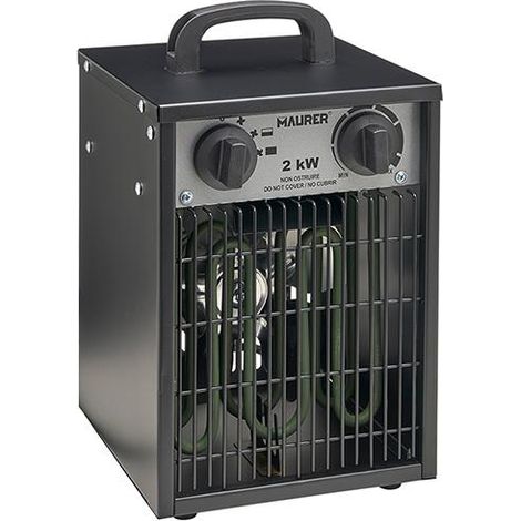 RISCALDATORE ELETTRICO MAURER 1000/2000W INDUSTRIALE