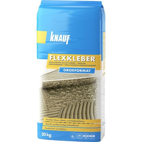 Knauf Flexkleber Großformat 20 kg Fliesenkleber (1/3)