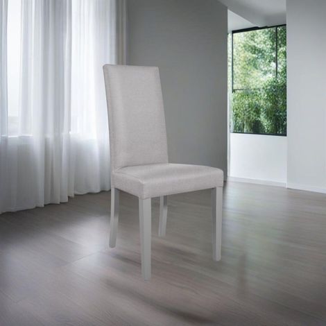 2x Nancy Sessel in grauem Soro 90 mit passender Struktur, 47 x 47 x 101 cm