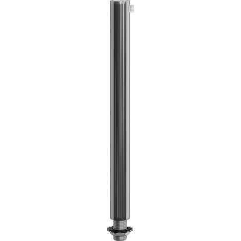 Serracavo cilindrico in metallo lunghezza 15 cm completo di tige, dado e rondella - Cromo