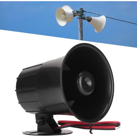 Haut-Parleur 15W Haute Puissance pour Système d'Alarme Périmétrique Jardin et Parc Utilisation DC6-12V Sécurité Extérieure-KZQ (1/5)