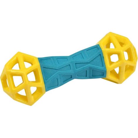 Jouet pour Chien Os "Géométrique" 18cm Bleu (1/4)