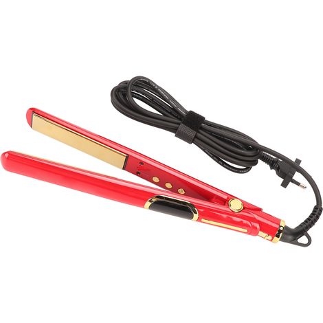 Lisseur à cheveux intelligent à température constante avec poignée ergonomique rouge (1/5)