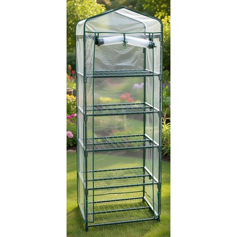 Serra da giardino awtools 5 poziomów 69x49x192 cm 5 ripiani (1/2)