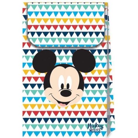 Sacchetti regalo di carta premium di Topolino, confezione da 6 pezzi.