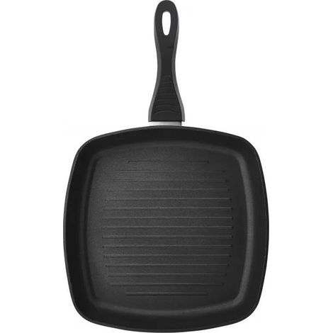 Sartén antiadherente de inducción Jata G28, parrilla de aluminio forjado, apta para todo tipo de placas de cocina, incluida la d (1/4)