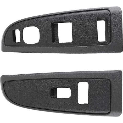 1 paire de caches d'interrupteur de lève-vitre avant 89045120 89045124 pour panneau supérieur d'accoudoir 2003-2007 (1/5)