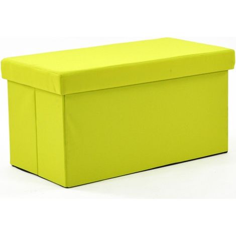 CUBA - Pouf Coffre Pliant Vert (1/5)