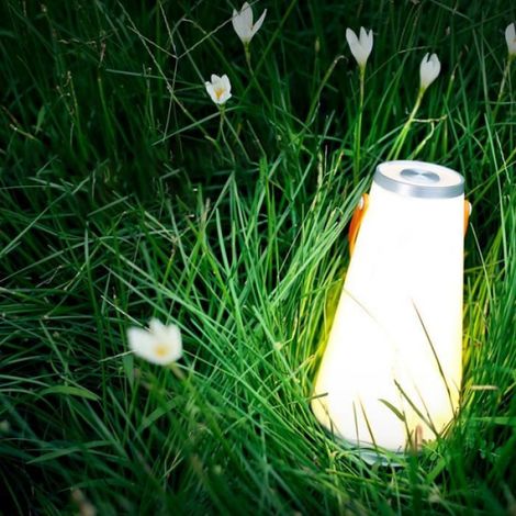 Veilleuse LED sans fil portable Lampe de table Lampe de bureau Lumière de camping extérieure rechargeable USB (1/4)