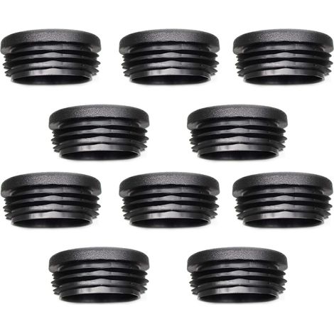 Lot de 10 Bouchon à ailettes, Diamètre 75 mm, Polyéthylène, Pour tuyau acier, Meuble (1/3)