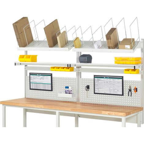 Rau System-Aufbau Komplettset 03, für Produktbreite 2500 mm, RAL7035/RAL7035 (1/2)