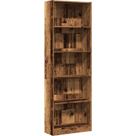 Maison Exclusive - Libreria Legno Antico 60x24x176 cm in Legno Multistrato