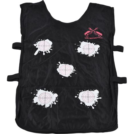 Gilets à eau avec élastique, accessoires de bataille d'eau pour piscine, adolescents et enfants (rouge) (1/5)